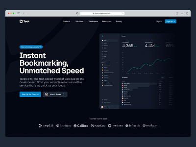 Landing Page Hero 🦸‍♂️ design header hero landing landing page minimal saas ui web design