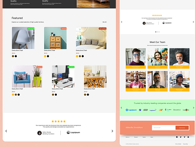 UI/UX for furniture selling website furniture selling website