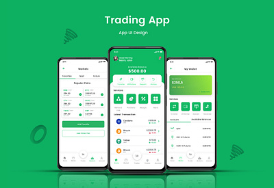 Trading app app graphic design trading trading app ui ui design ux