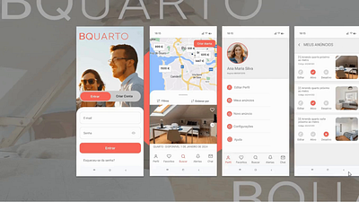 APP BQuarto - Wireframes design experience figma interface product ui ux wireframes