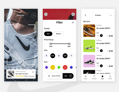 E-Commerce Concept App design ui ui ux uidesign ux uxui