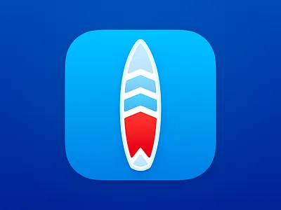 Surfed App Icon app icon icon design ios app icon macos app icon