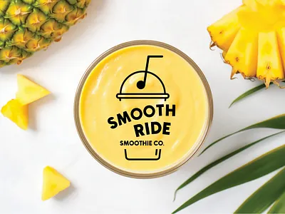 Smoothie Company Branding brand brand identity branding fruit icon iconography lockup logo logo design mark mockup smoothies type typography wordmark