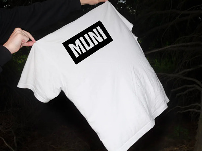 Muni Gang / Tee Shirt custom type edgy golf brand hard lettering logotype muni gang t shirt tee shirt