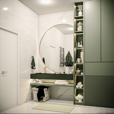 BATHROOM 3d 3dmax bathroom design interior photoshop visualization