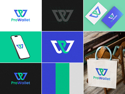 ProWallet Logo Design brand identity branding dailylogo graphic design graphic designer logo logo inspiration logodesigner logoidea logomaker payment logo pwlogo wallet logo