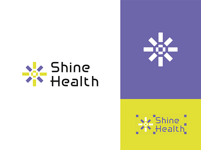 Shine Health, Healthcare Company Logo Design a letter logo adobe illustrator brand logo branding business logo corporate identity design graphic design health logo healthcare logo icon logo logo design minimal shine logo typography ui ux vector web