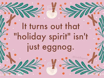 Eggnog alcohol christmas cinnamon eggnog holiday leaves mistletoe