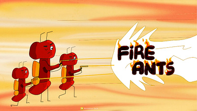 Fire ant - proof of concept 2d animation animated animation artdirection video