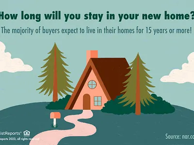 New Home cabin clouds house housing illustration new home real estate realtor trees