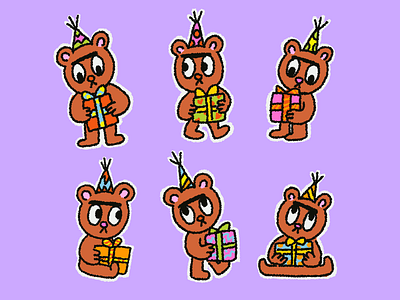 Happy Bearthday! book illustration design illustration illustrator ilustración kids illustration mascot