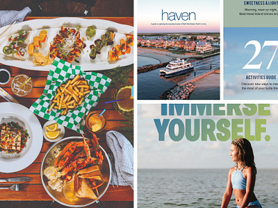 Haven 2024 beach creative direction ferry graphic design island magazine ocean print