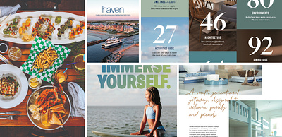 Haven 2024 beach creative direction ferry graphic design island magazine ocean print
