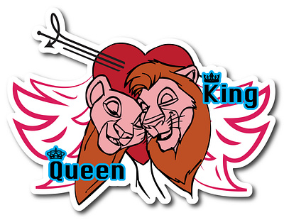 King n Queen 👑 3d animation branding graphic design logo motion graphics ui