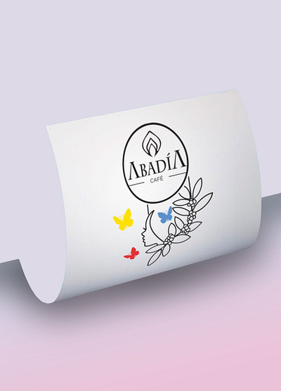 Abadia café branding graphic design logo