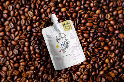 Abadia café branding graphic design logo package