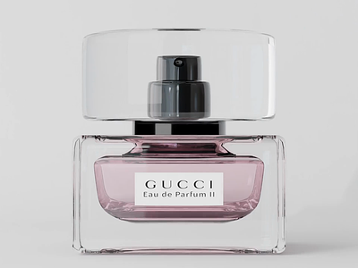 3D Gucci Perfume Bottle 3d blender design gucci perfume perfume bottle product product design