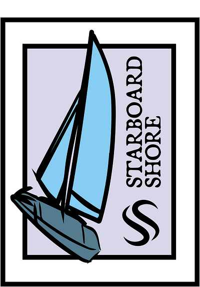 Starboard Shore Boat Logo adobe college design graphic design illustration