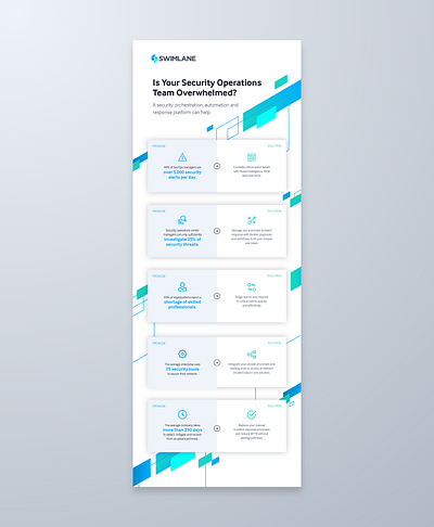 Swimlane Infographic brand graphic design infographic marketing collateral