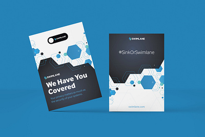 Swimlane Swag branding graphic design marketing collateral swag