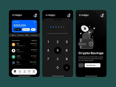 Cryptocurrency trading app | Dark Mode app crypto dark mode nft uiux