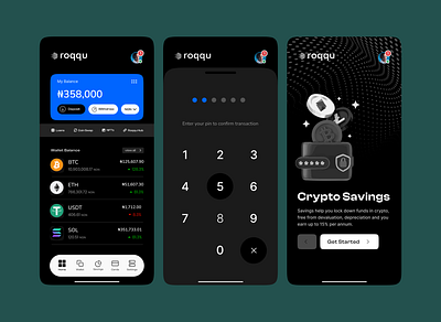 Cryptocurrency trading app | Dark Mode app crypto dark mode nft uiux