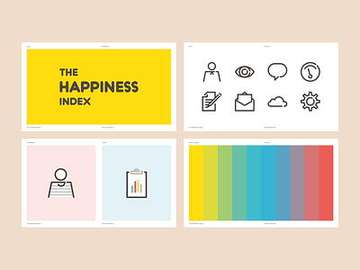 Happiness Index Brand Guidelines branding icons logo
