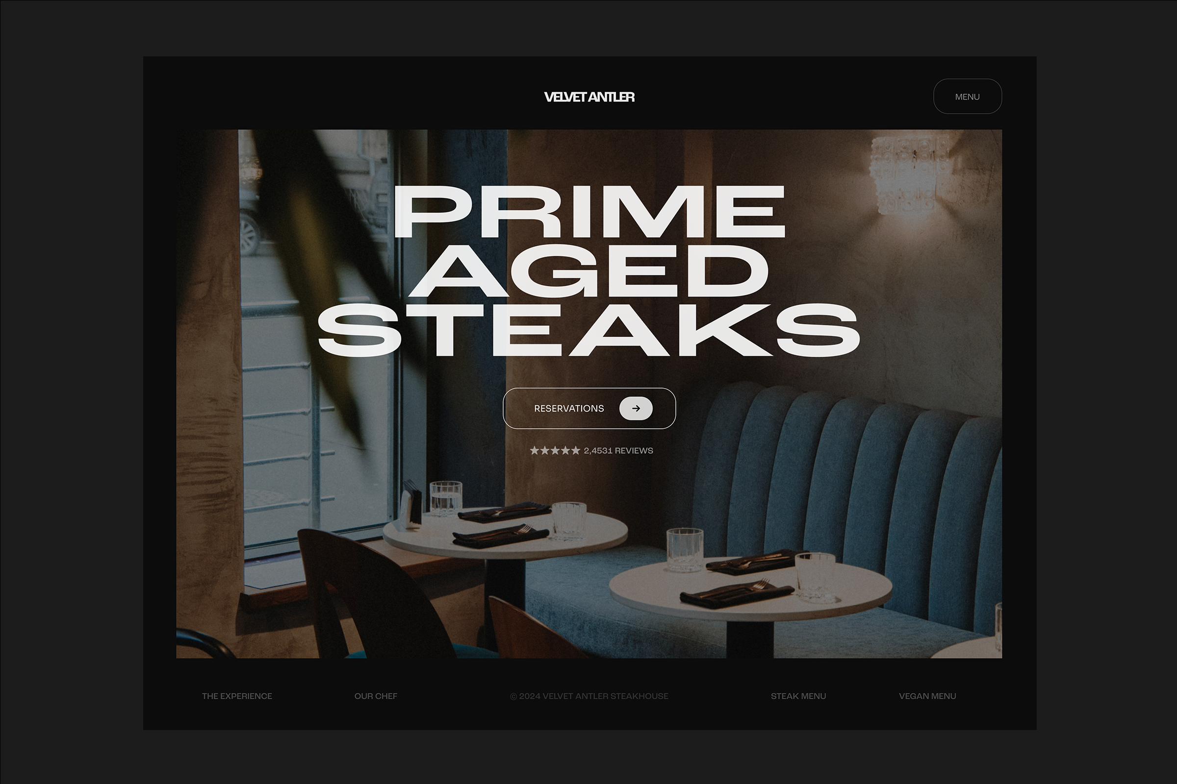 Las Vegas Steakhouse Web Design