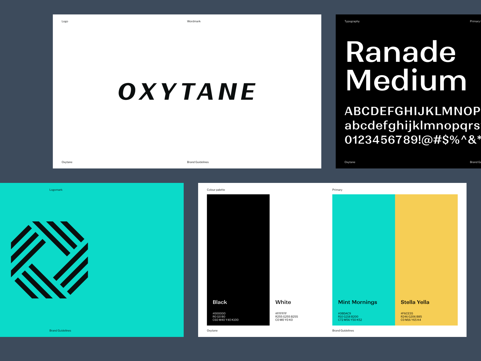 Oxytane Brand Guidelines branding guidelines logo