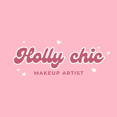 Holly Chic, logo design bold logo bold typography brand identity branding colors design graphic design graphic designer illustration logo logo design minimal design minimal logo portfolio vector
