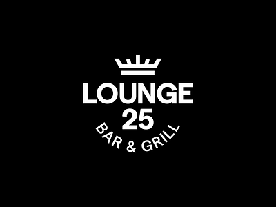 Lounge 25 bar logo brand brand guidelines branding brandmark caffe logo graphic design logo logo design logo designer logotype lounge logo lounge symbol mark restaurant logo symbol visual identity