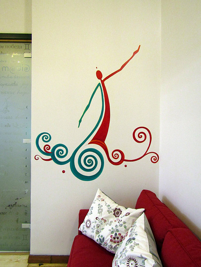 Vihrovenia logo wall art