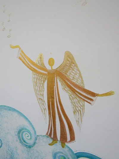 Angels, detail 2 wall art