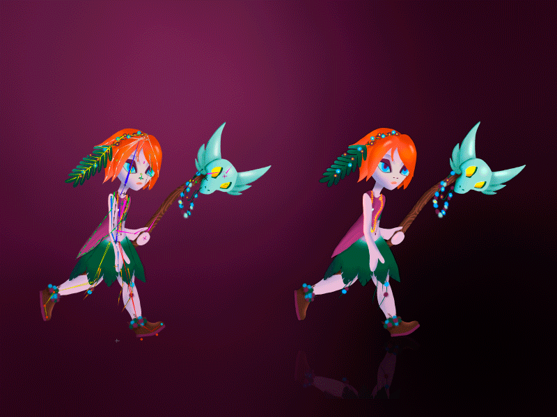 Ginger girl running ginger girl photoshop spine