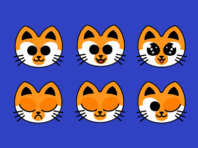 Mabel Petshop Emojis brand branding cat design dribbble emojis flat flat design illustration illustrator new stickers vector