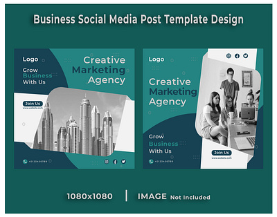 Business Social Media Post Template Design animation branding design graphic design illustration logo motion graphics vector