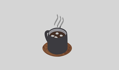 3D Design Hot Chocolate Mug☕ 3d animation branding design graphic design illustration inspiration logo simple ui