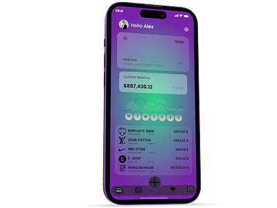 Finance - Mobile App Design app design design inspiration digital banking digital experience finance app graphic design mobile app mobile finance saving app ui ui design uidesign