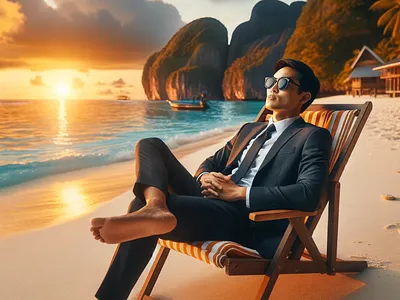 Unwinding in Style: Dylan Brosious Media ai aiart animation branding design dylanbrosious dylanbrosiousmedia illustration logo ui