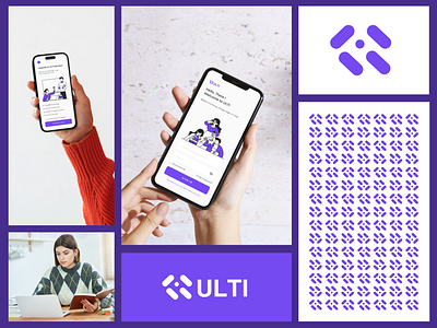 Ulti - Logo Branding 3d branding graphic design logo motion graphics ui
