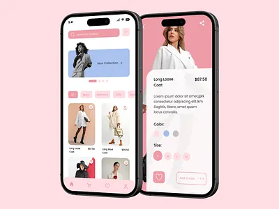 Clothing Store App app app design application clothing clothing app clothing store design e commerce ecommerce ecommerce app fashion interface mobile design online store products store ui ui design