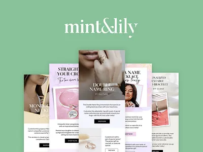 Email Template Design Mint & Lily creative designs creative email design creative email templates creative newsletter templates design treds email design email design ideas email design inspiration email design trends email templates email templates for brands graphic design graphic designer newsletter design newsletter inspiration newsltter design ideas