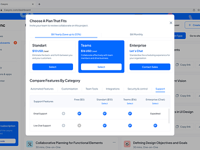 Pricing Plans for Dashboard cansaas clean dahboard design interface payments price pricing pricing page pricing plan saas saas plans ui ux web website