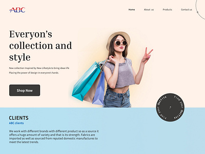 Fashion Shopping Website banner design system fashion shopping website ui user interviews ux ux research website