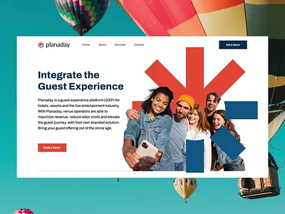 Plan A Day animation booking travel trip ui web websi website