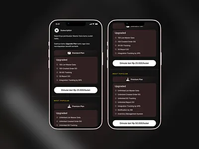 Subscription Page Mobile Design app application branding clean design exploration figma illustration logo minimalism mobile mobile design premium subscription subscription page ui user experience ux
