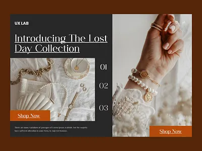 Hero section for Jewellery Landing page. brandidentity creativeshowcase digitalart dribbbleshot elegance fashionjewelry herosection interactivedesign jewelrydesign jewelryphotography landingpage luxuryjewelry moderndesign onlineshopping responsivedesign scrollingeffects typography userexperiencedesign visualdesign webdesigninspiration