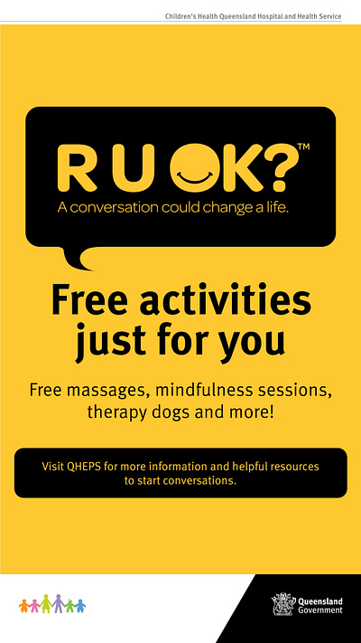 RUOK digital screen design branding graphic design