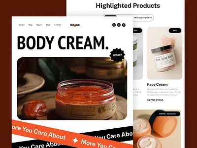 Cosmetic-shop Landing page. beautyinspiration beautyproducts beautyui cosmeticbrand cosmeticdesign cosmeticstore cosmeticwebsite designinspiration digitalcommerce dribbbleshot dribbbleshowcase ecommercedesign landingpage makeuplovers onlineshopping responsivedesign skincare userexperience visualdesign webdesign