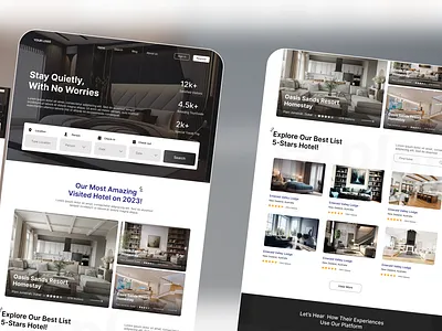 Introducing Our Latest Hotel Booking Website Design branding web design